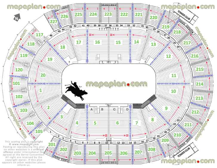 Seating Chart For San Antonio Rodeo