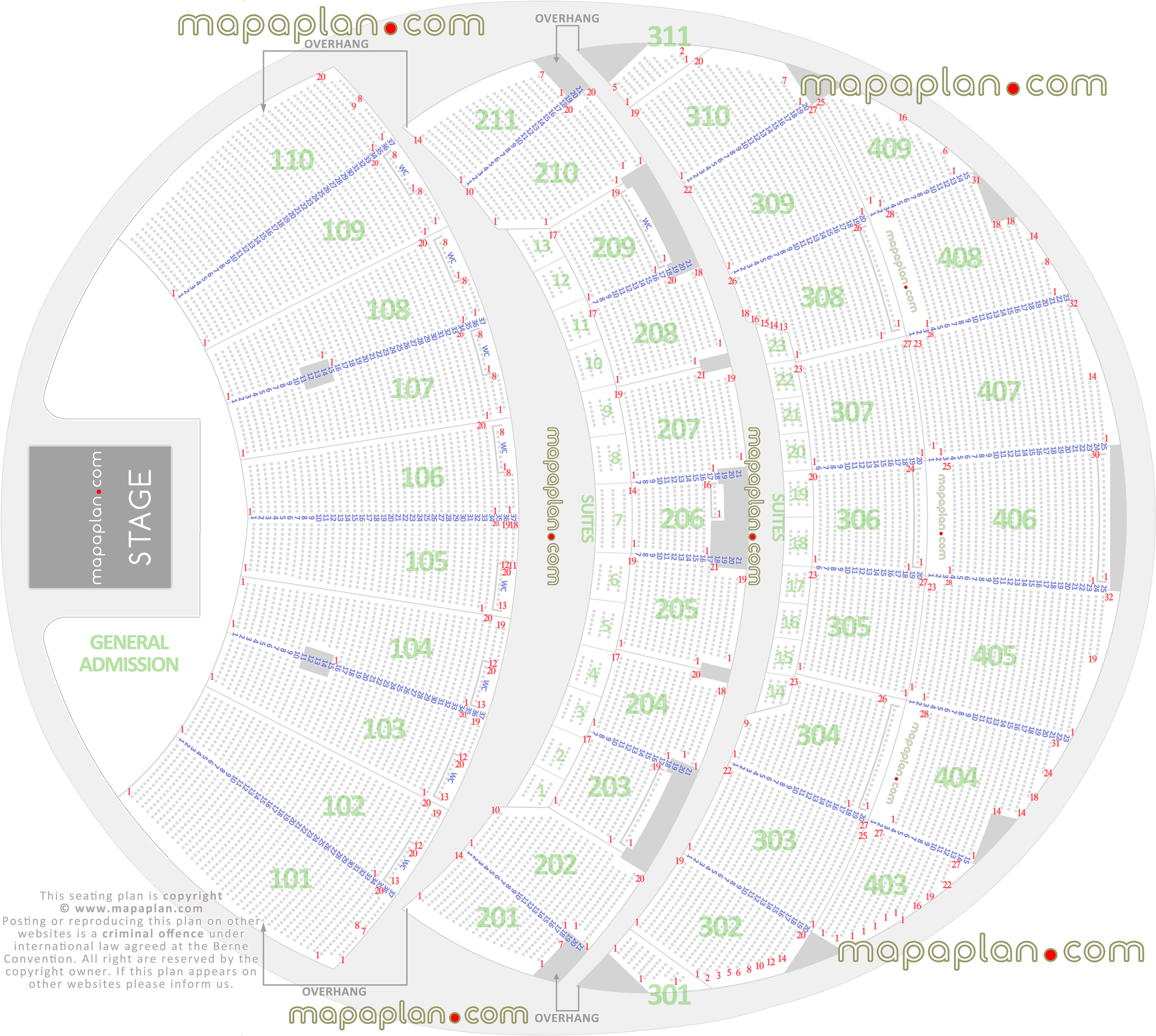 Las Vegas Sphere seat finder map find best seats fully seated concert show row numbering system seats per row individual find seat locator best interactive seat finder tool precise detailed location data