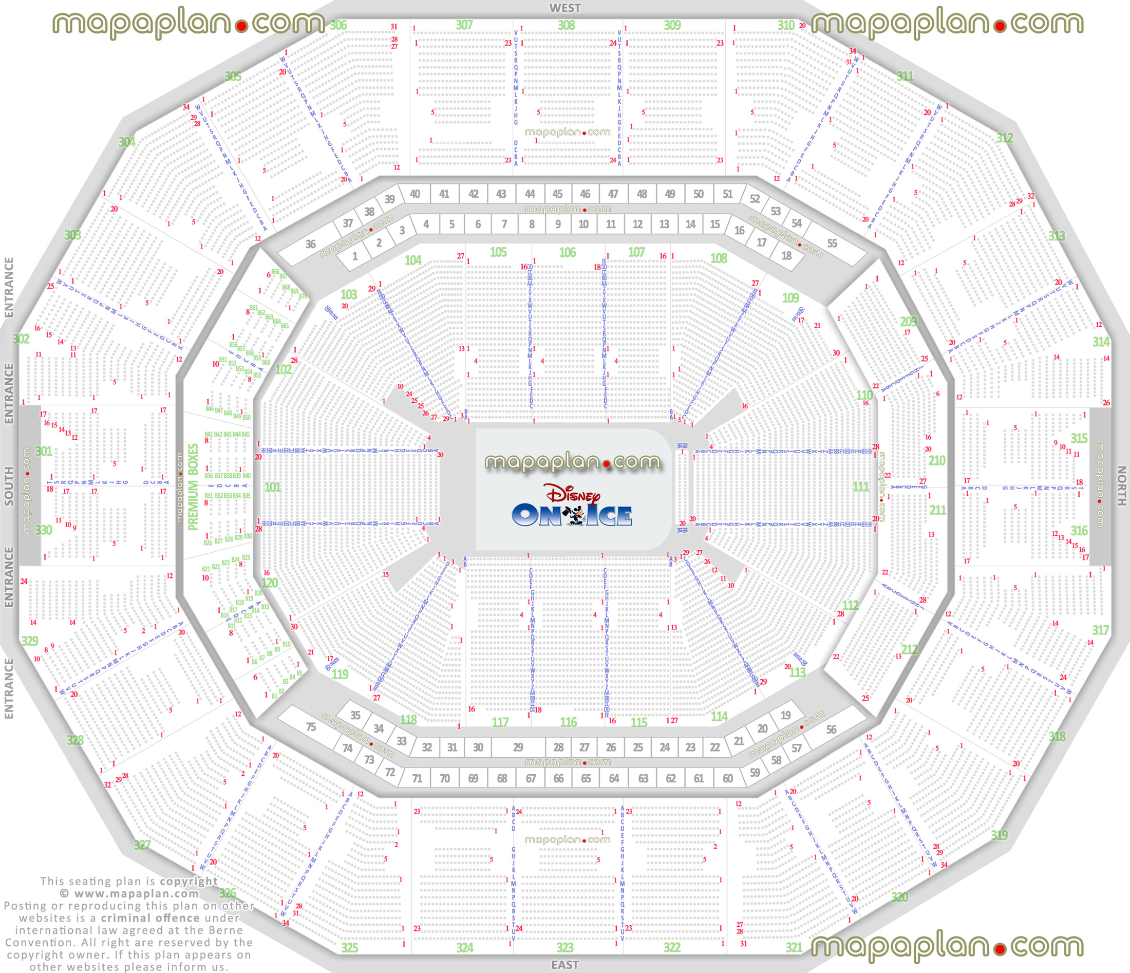 Yum Center Seating Chart Wwe