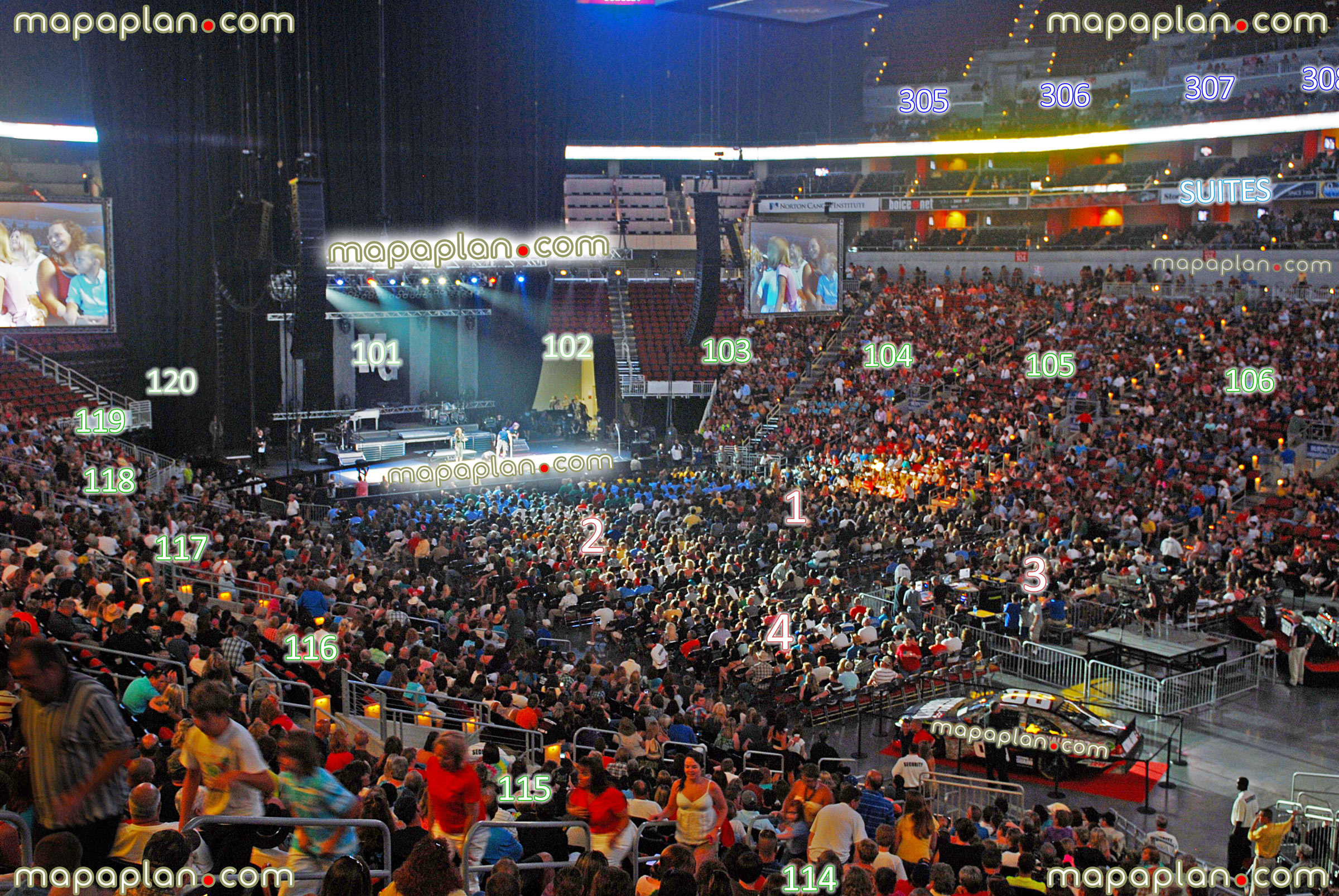 Yum Center Louisville Ky Seating Chart