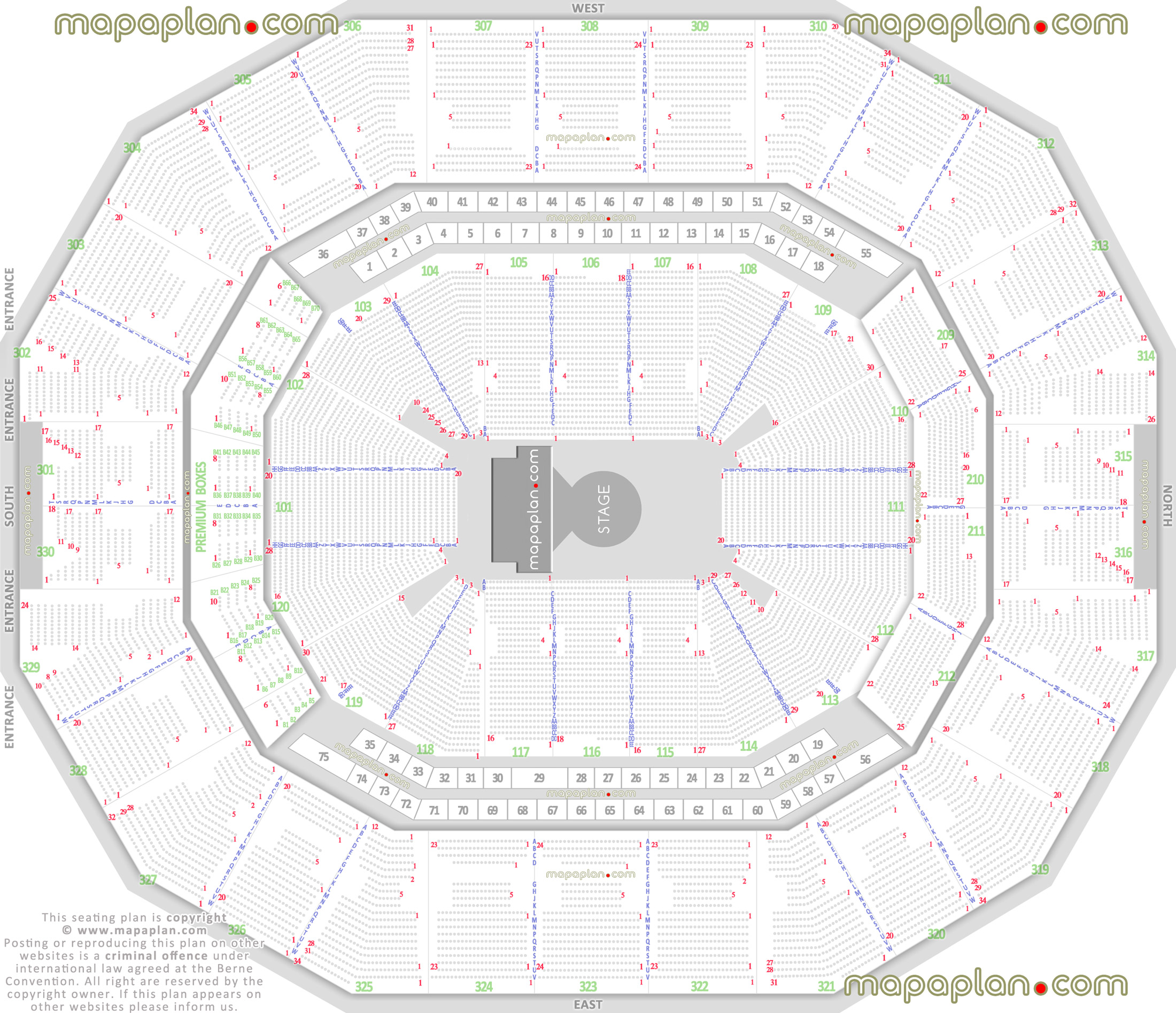 Kfc Yum Center Seating Chart