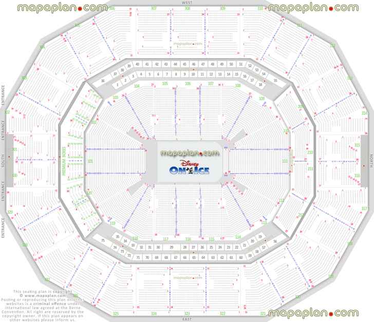 American Airlines Center Seating Chart Disney On Ice