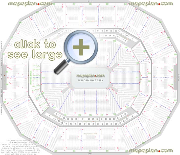 Kfc Yum Center Interactive Seating Chart