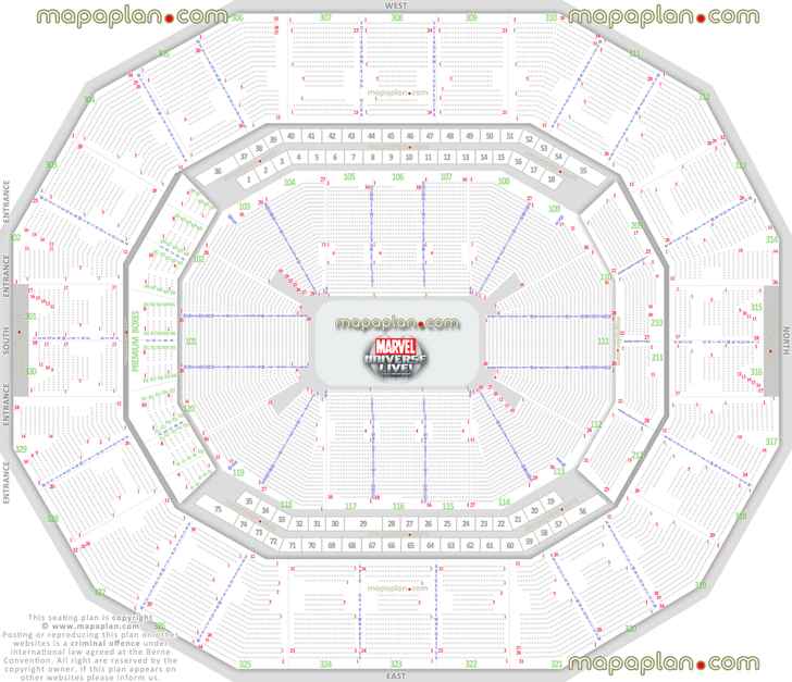 Seating Chart Hydro Glasgow