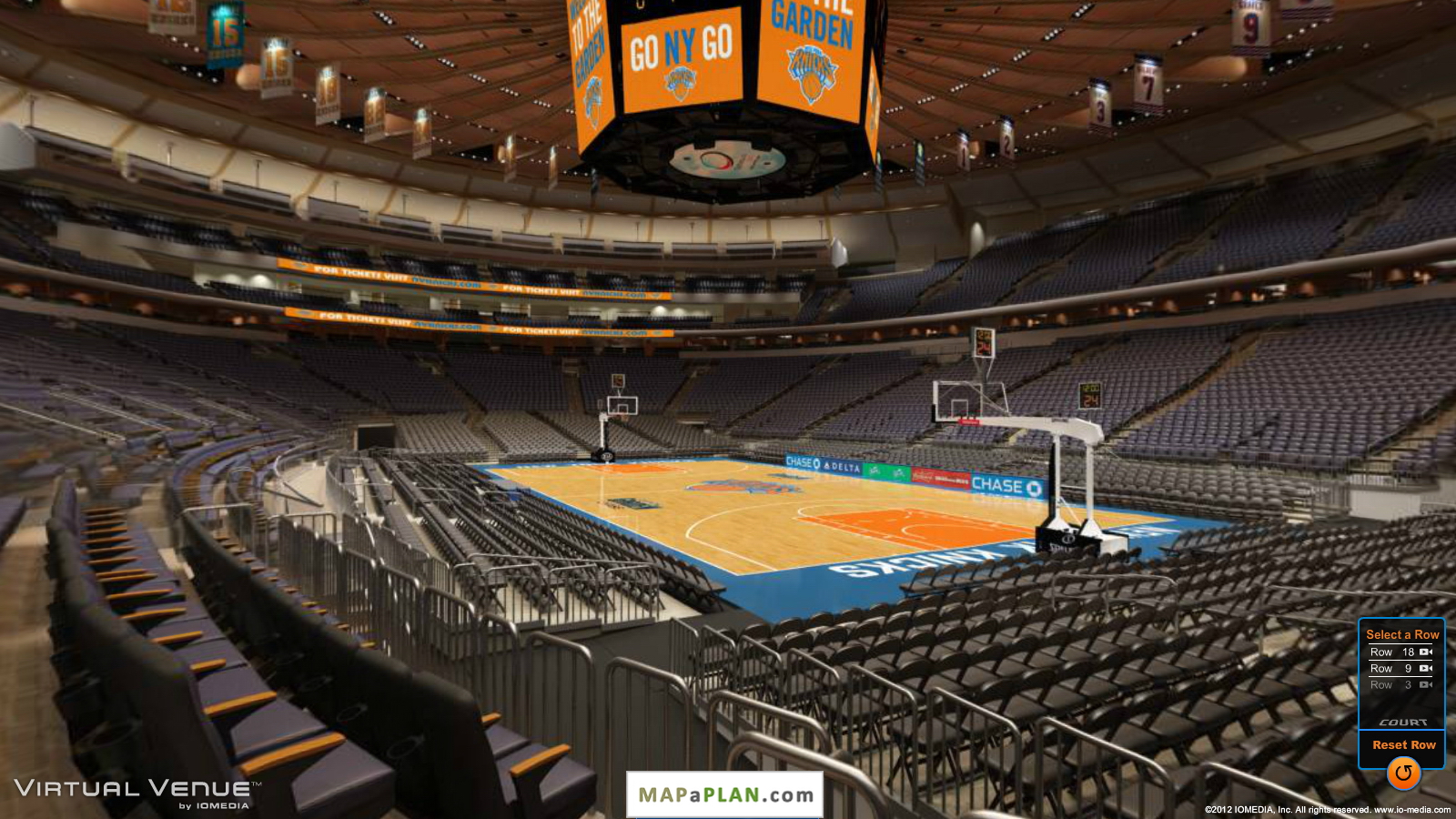 Madison Square Garden seating chart View from section 120