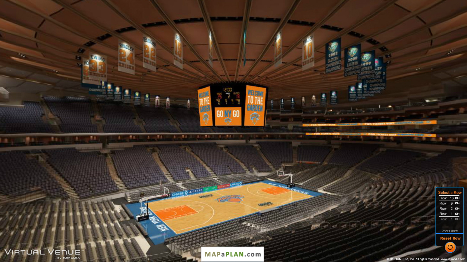 Madison Square Garden seating chart View from section 222