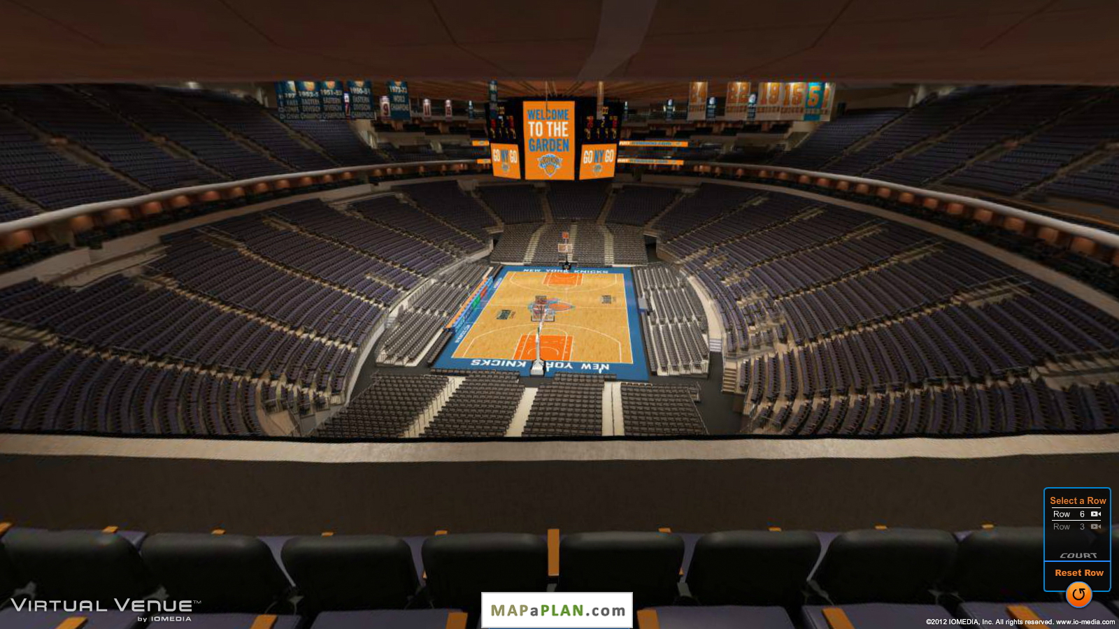 Msg Theater Seating Chart View