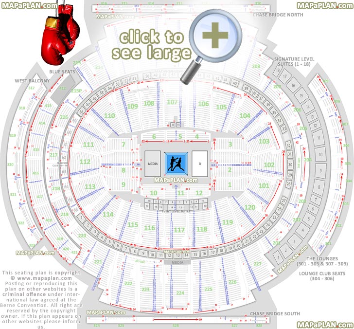 Square Garden Boxing Seating Chart