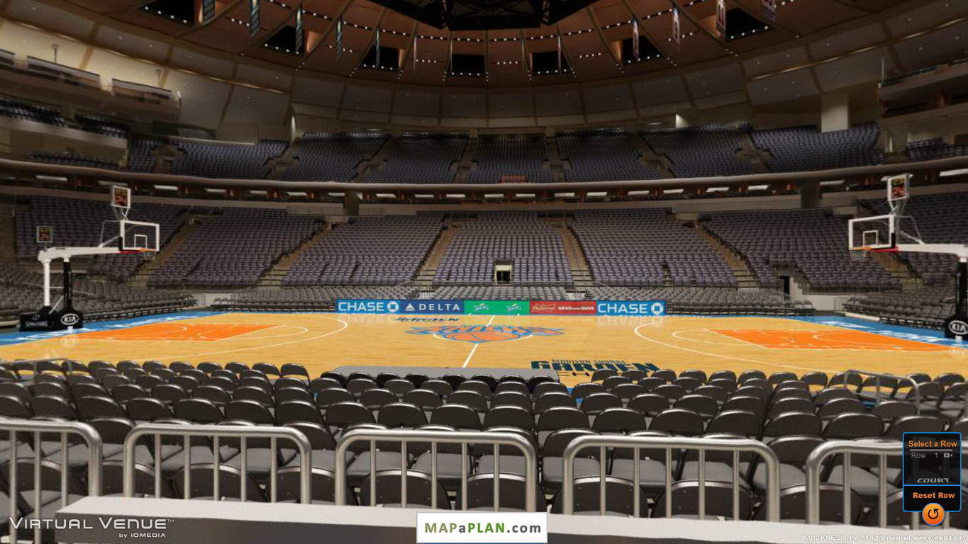 Madison Square Garden seating chart - Detailed seat numbers ...