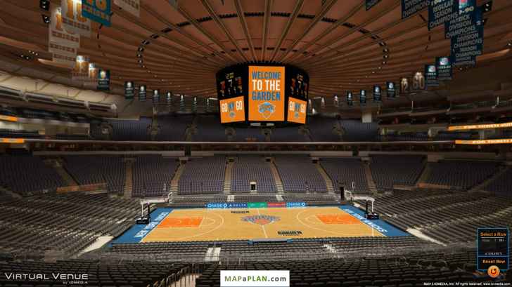 Msg College Basketball Seating Chart