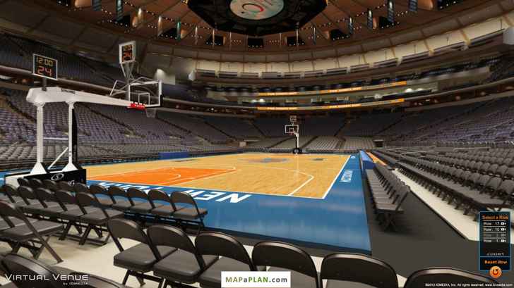 Madison Square Garden Seating Chart Detailed Seat Numbers