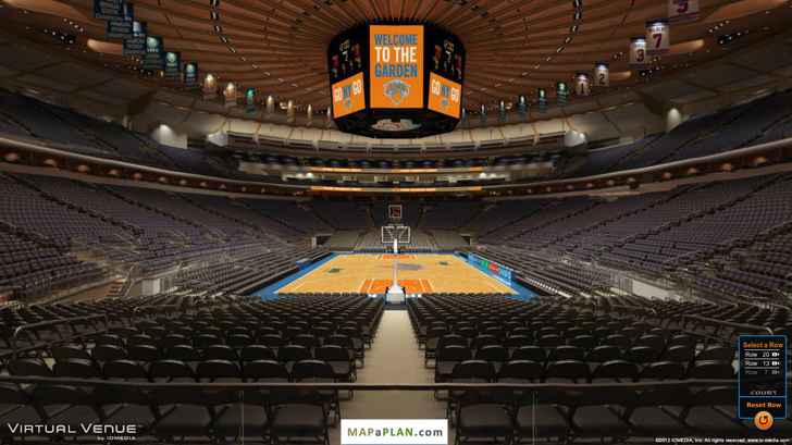 Madison Square Garden Seating Chart Detailed Seat Numbers