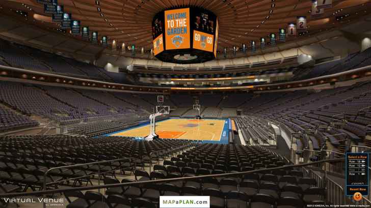 Madison Square Garden Seating Chart Detailed Seat Numbers