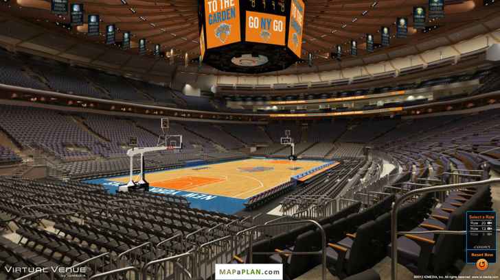 Msg Seating Chart College Basketball