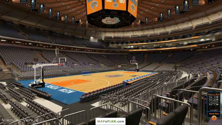 Madison Square Garden Seating Chart Detailed Seat Numbers