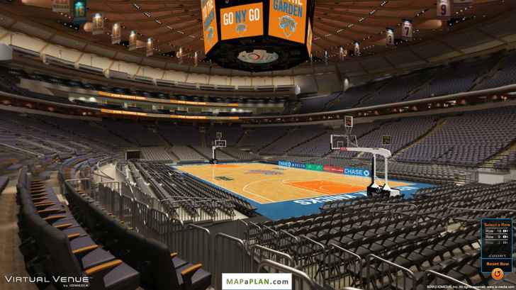 Madison Square Garden Seating Chart Detailed Seat Numbers