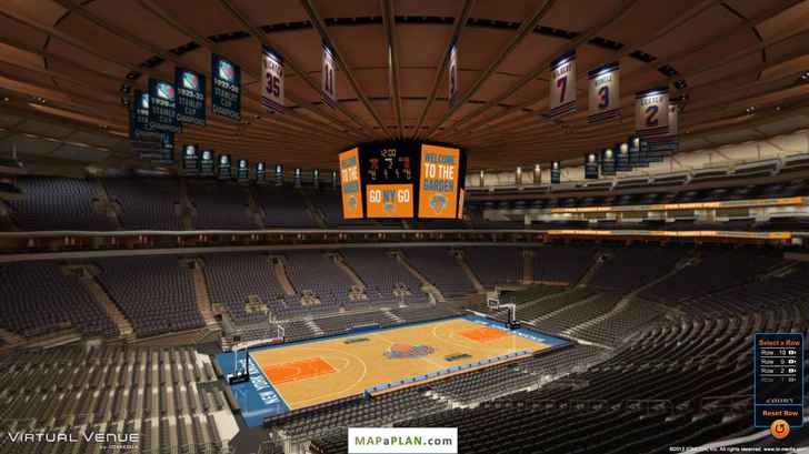 Msg Knicks Seating Chart View