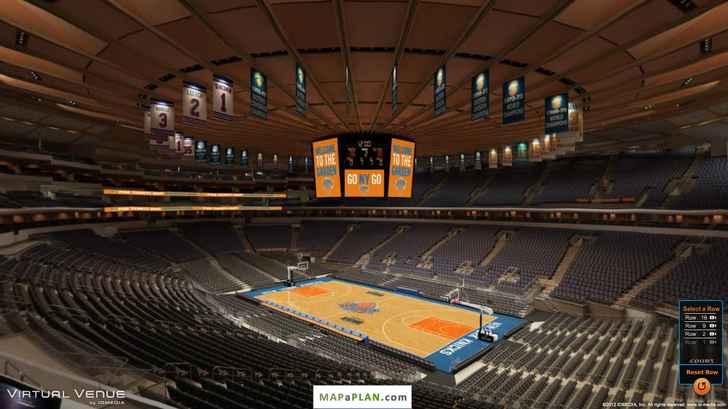 Madison Square Garden Seating Chart Detailed Seat Numbers