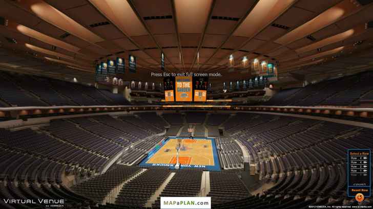 Madison Square Garden seating chart View from section 218