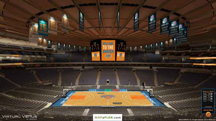 Madison Square Garden Seating Chart Detailed Seat Numbers