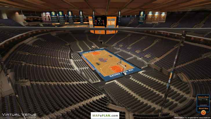 Madison Square Garden Seating Chart Detailed Seat Numbers