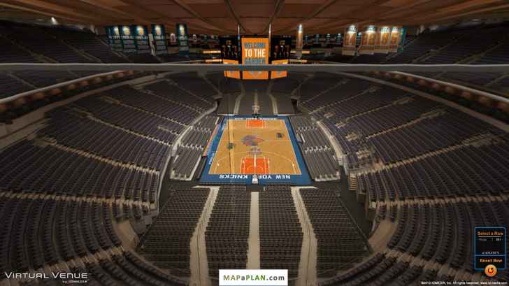 Madison Square Garden Seating Chart Detailed Seat Numbers