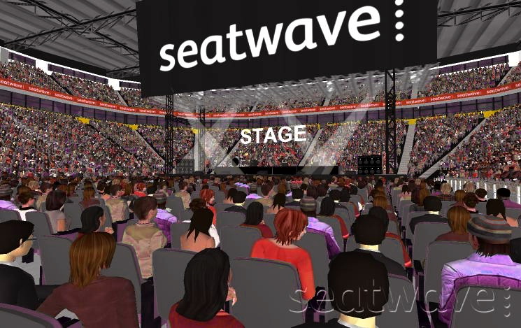 Block d view from seat virtual tour Manchester AO Arena seating plan