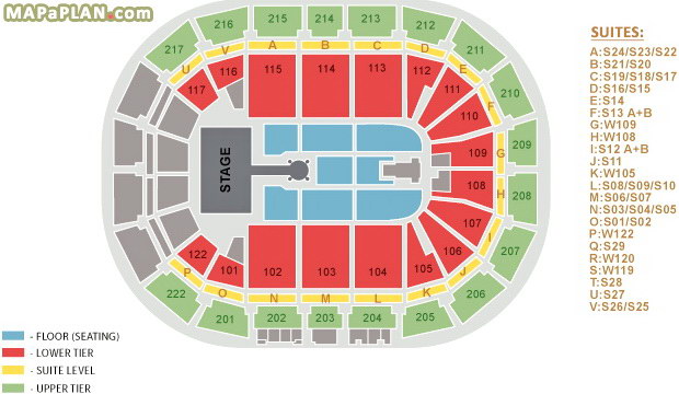 The exact madonna glee catwalk stage  Manchester AO Arena seating plan