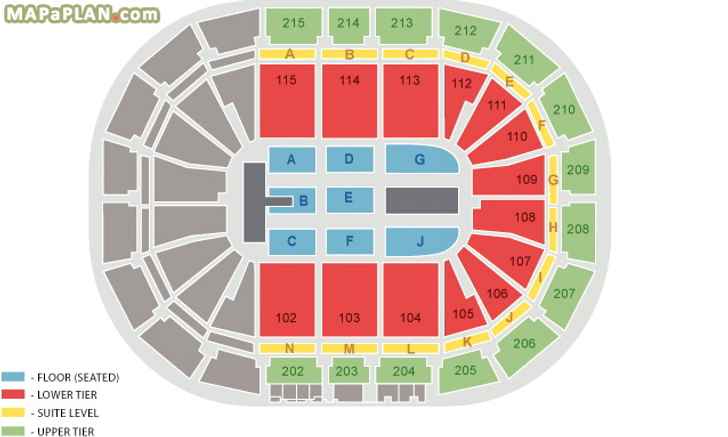 Matt Arena Seating Chart