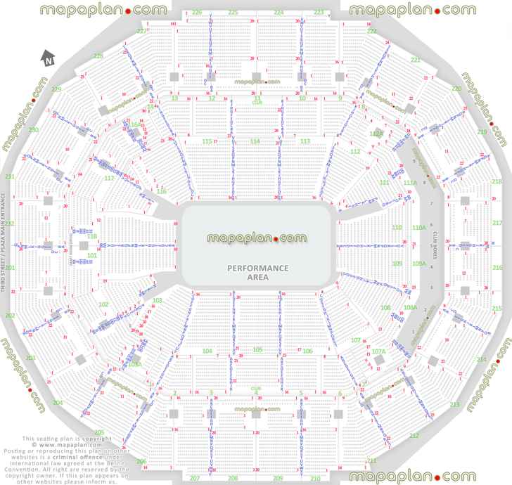 Fedexforum Seating Chart Pinnacle Level