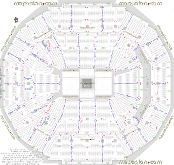 Forum Seating Chart For Concerts