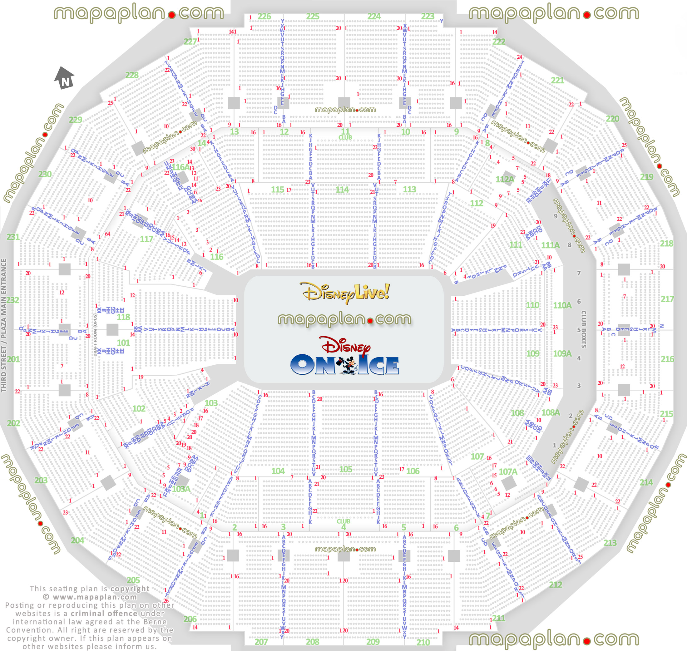 Fedexforum Seating Chart Plaza Level