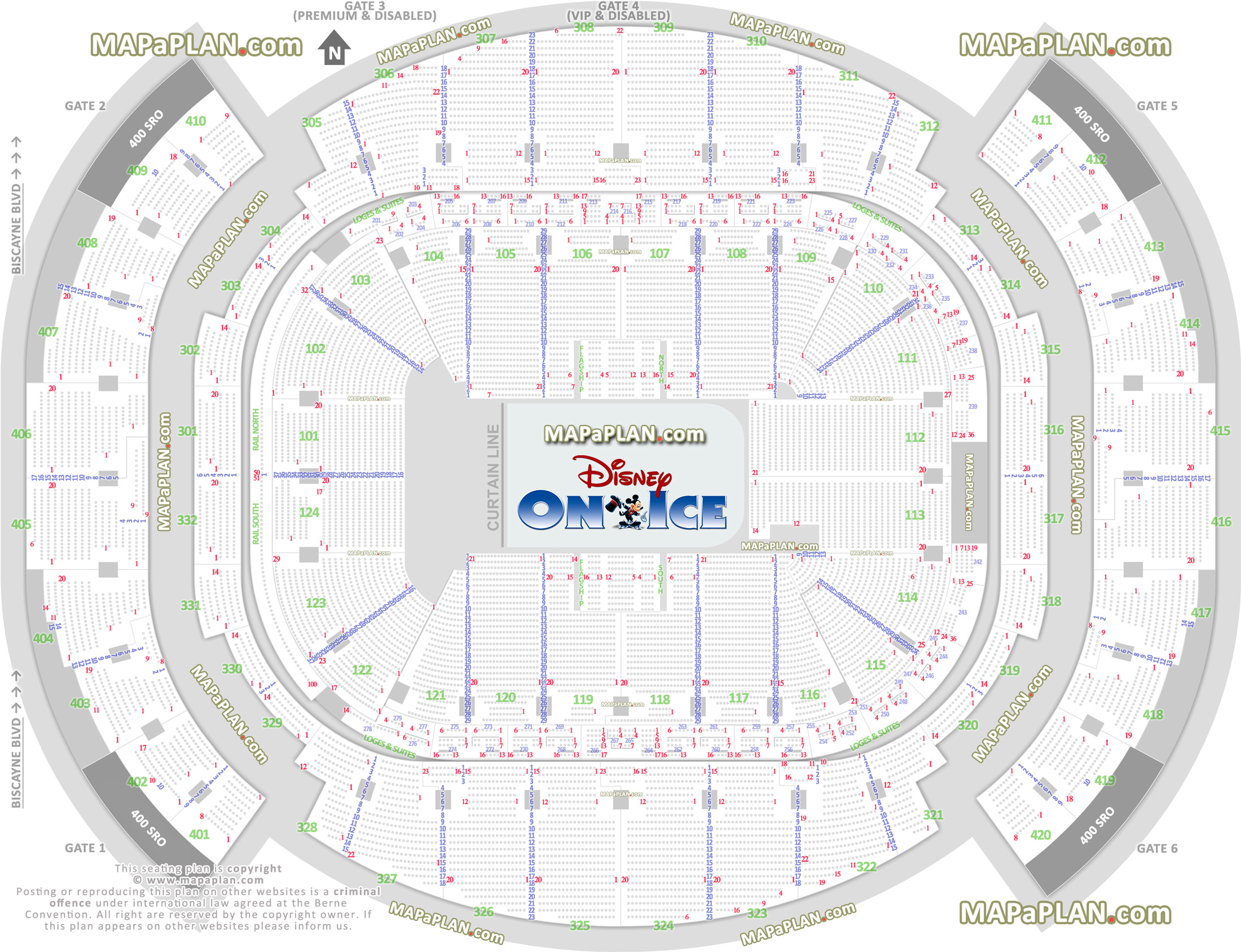 Philips Arena Disney On Ice Seating Chart