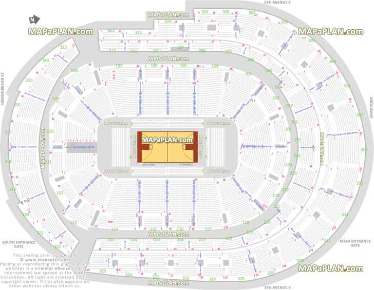 Nashville Predators Seating Chart 3d