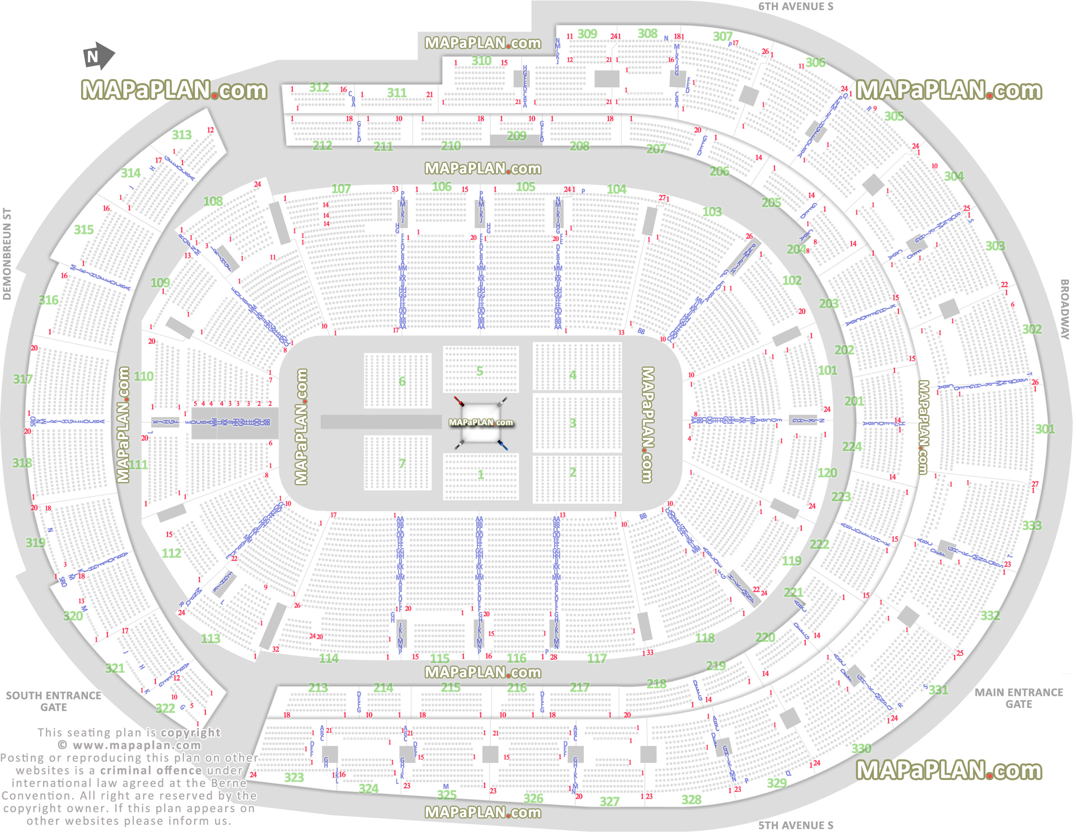 Bridgestone Arena Nashville Tn Seating Chart