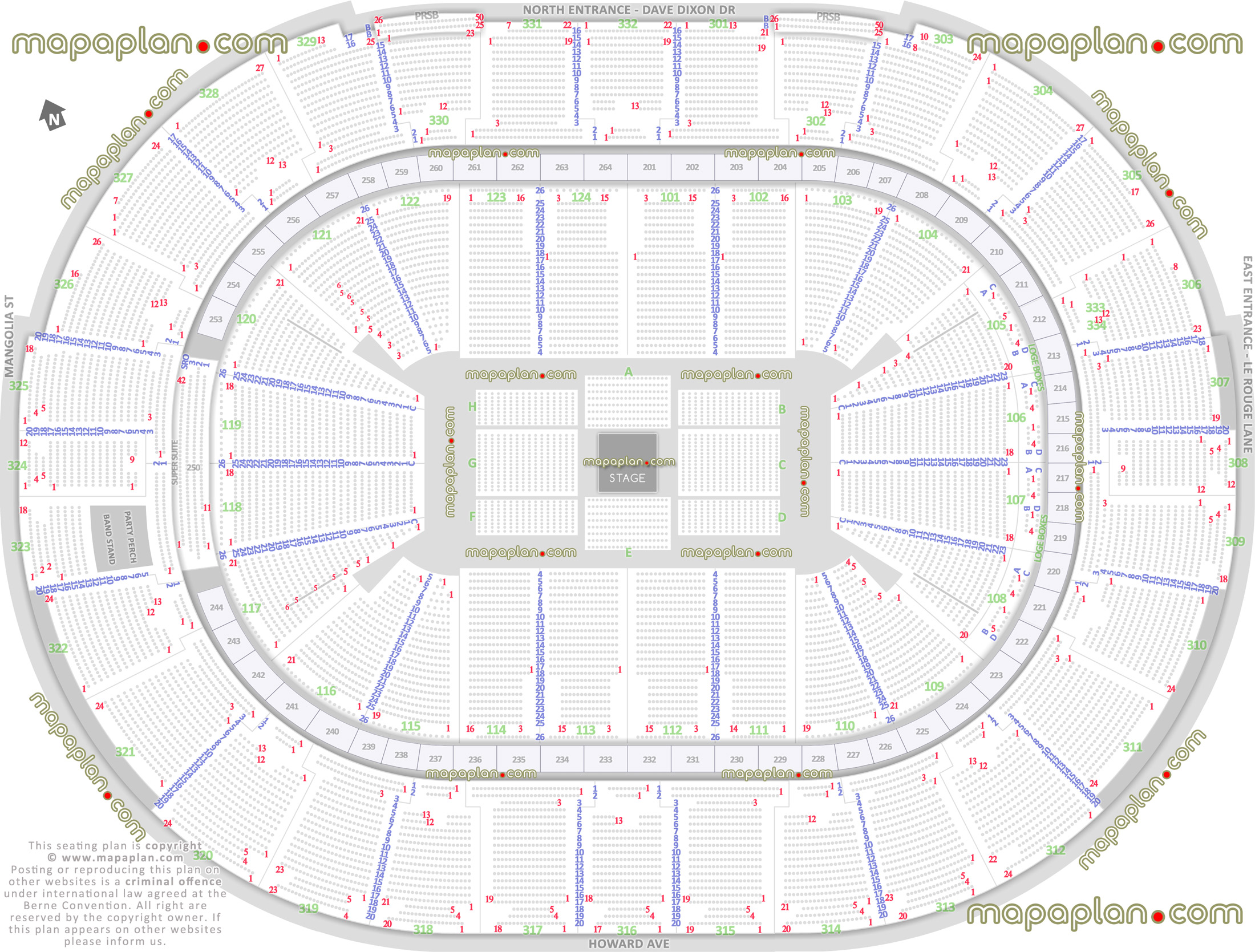 Uno Arena Seating Chart