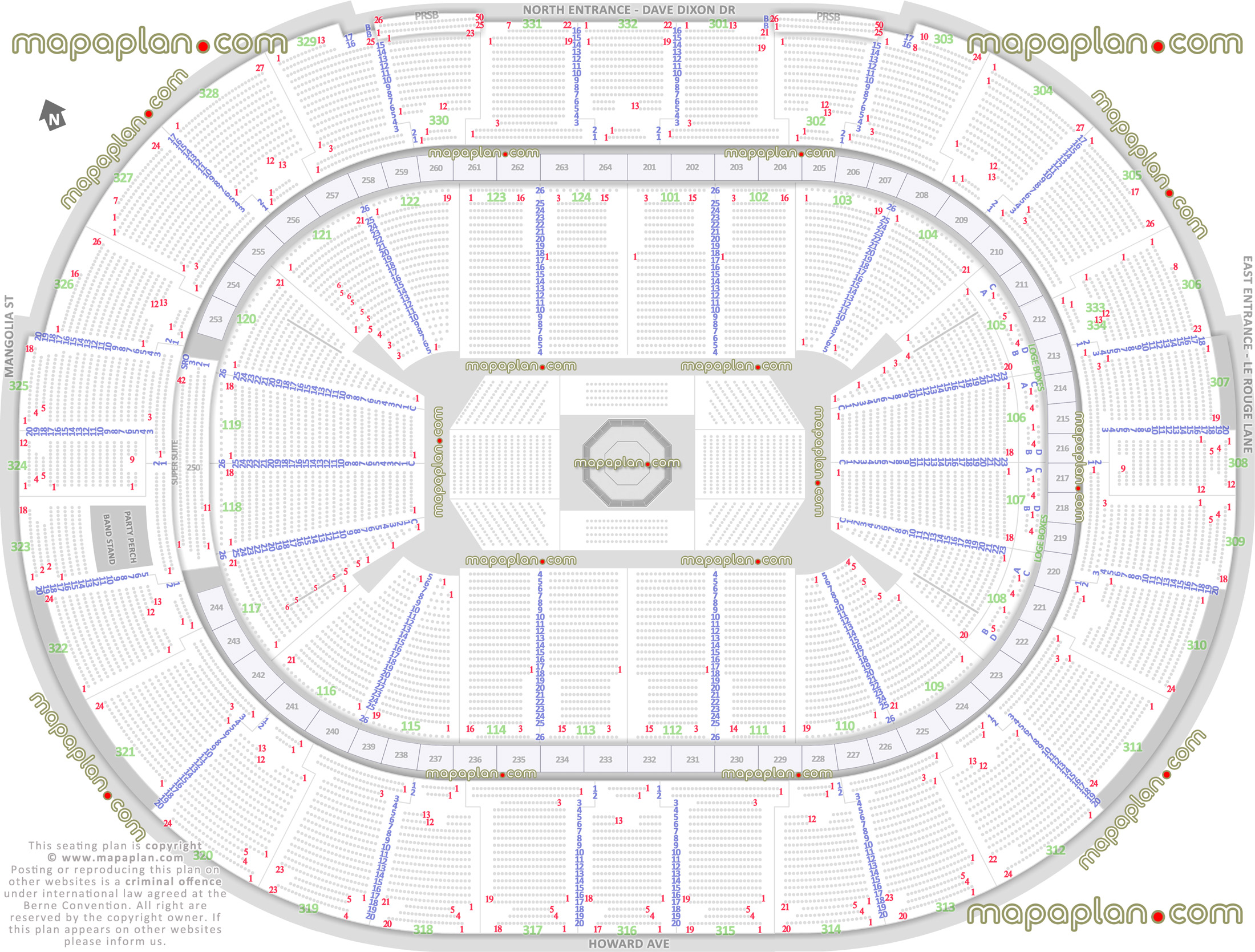 Ufc Seating Chart