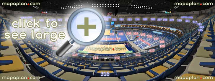 Smoothie King Center arena seat & row numbers detailed ...