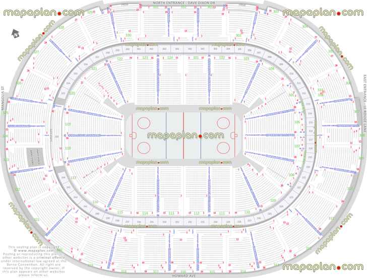 hockey games arena seating capacity arrangement diagram Smoothie King Center new orleans arena interactive virtual 3d detailed layout glass rinkside seats party perch band stand full exact row numbers plan seats row lower upper level stadium bowl sections New Orleans Smoothie King Center arena seating chart