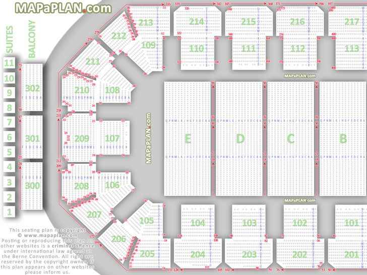 Saints Virtual Seating Chart