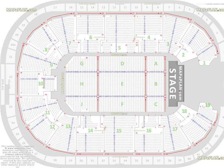 Capital One Center Seating Chart Hockey