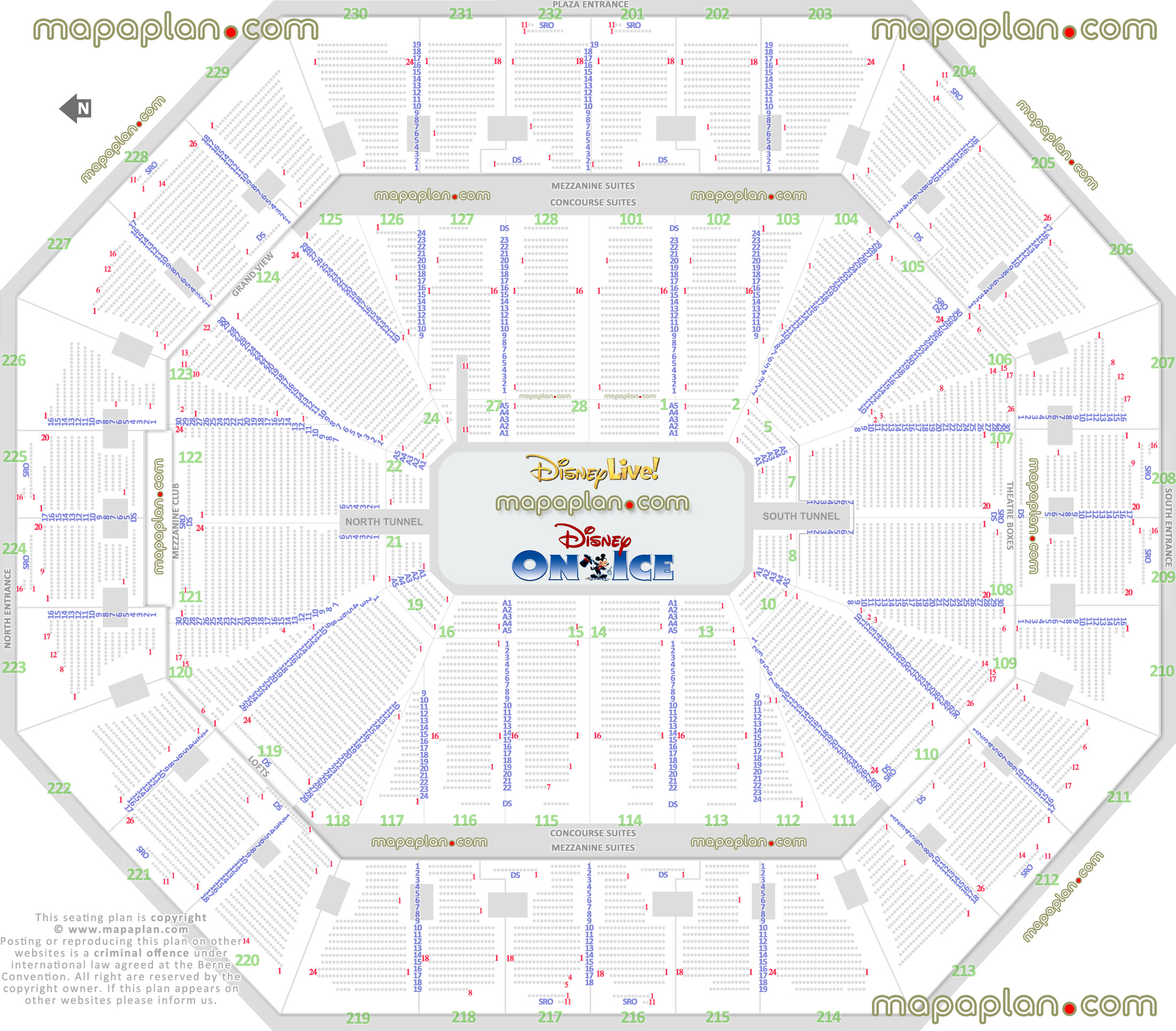 Oracle Arena Seating Chart 3d