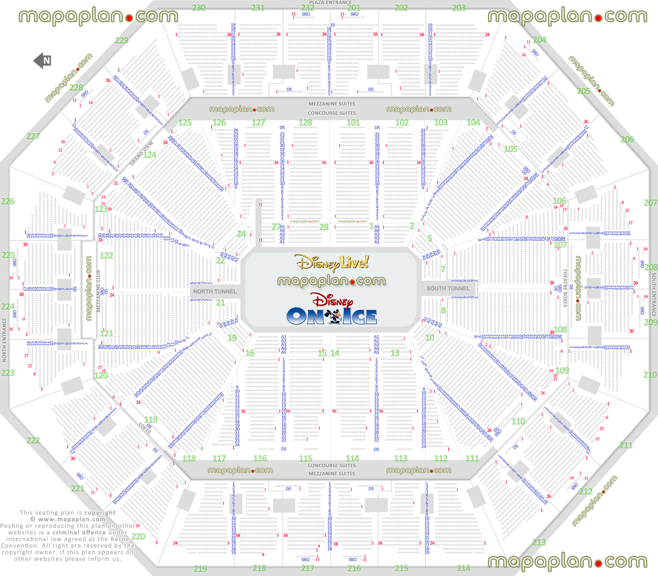 Disney On Ice Oakland Seating Chart