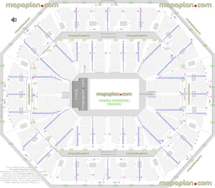 Oakland Stadium Seating Chart