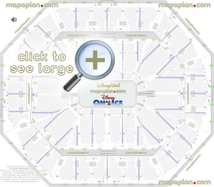New Orleans Arena Seating Chart 3d