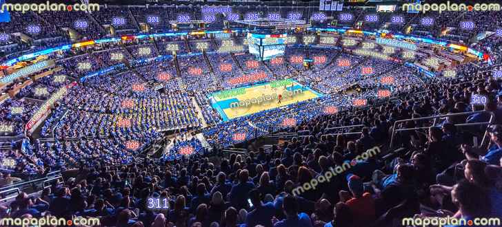 Oklahoma Thunder Arena Seating Chart