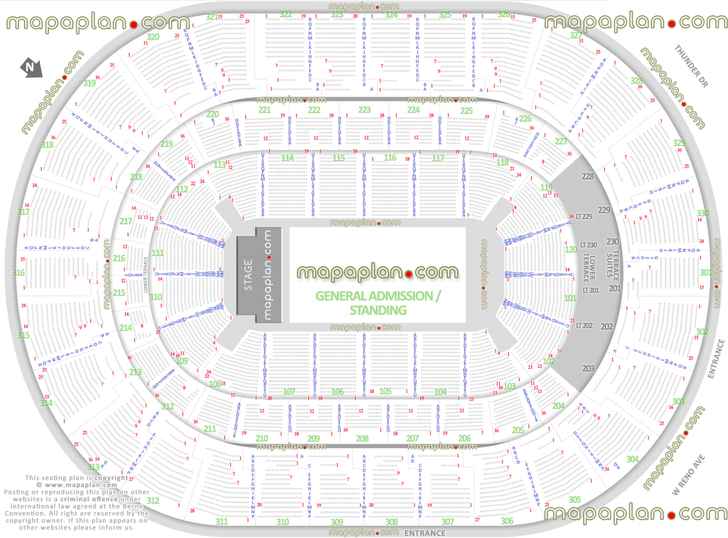 Chesapeake Energy Arena Virtual Seating Chart