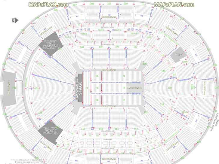 Xcel Energy Seating Chart With Seat Numbers