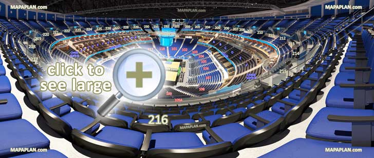 Amway Center seat & row numbers detailed seating chart ...
