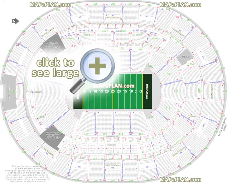 Amway Center seat & row numbers detailed seating chart ...